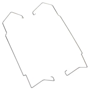 1Pair 12CM Computer CPU Cooling Fan Clip Steel Wire Fastener Metal .l8 _ou - Photo 1/12