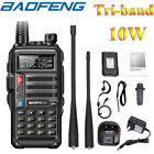Baofeng UV-S9 Tri-band UHF/VHF Walkie Talkie 10W Two Way FM Ham Radio Handheld