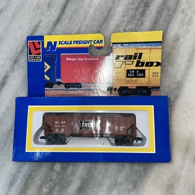 Life Like 7312 N Scale Frisco 100 Ton 3-Bay Open Hopper SLSF #90491 in Box - Image 1 of 3