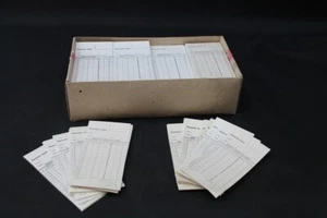 Box full of old control tickets fines from CZ - vintage empty note - Picture 1 of 6
