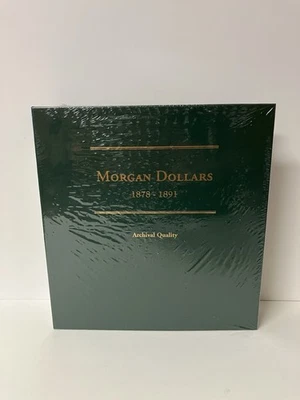 Littleton Coin Album Morgan Dollars 1878-1891 Archival Quality FACTORY SEALED - Image 1 of 4