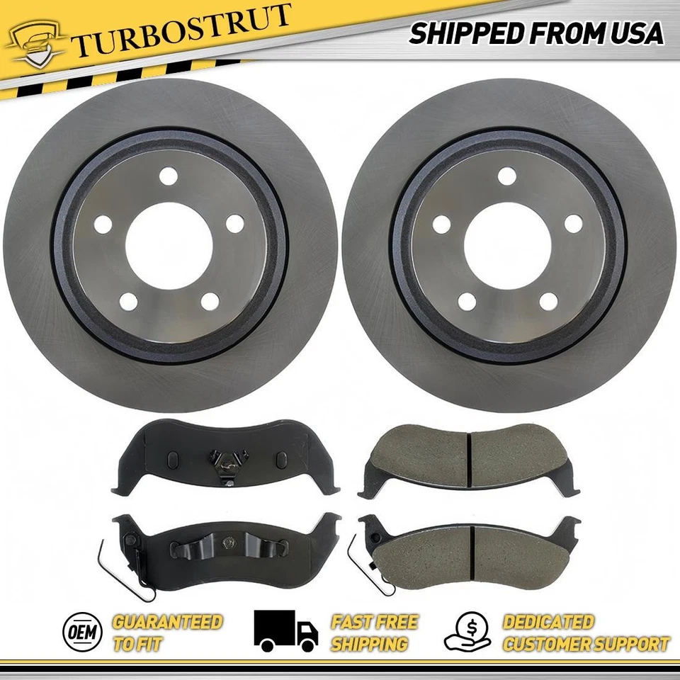 Kit de pastillas de freno rotores de freno traseros OE para Ford Ranger 2010 2011 2,3 L Foto 1 de 1