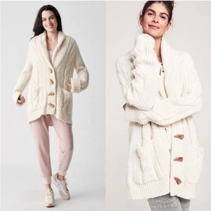 New Faherty Brand Winter Frost Cardigan Sweater Size Small - Picture 1 of 6