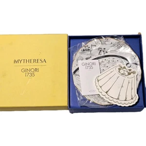NUEVO Juego de cuatro platos de postre Mytheresa Richard Ginori 1735 en caja hechos en Italia - Imagen 1 de 5