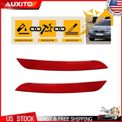 适用于宝马 ActiveHybrid 5 F10 2012 - 2013 左后保险杠反射器红色 — 第 1/4 张图片