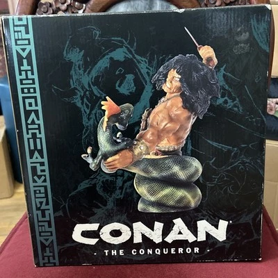 Estatua Caballo Oscuro Conan El Conquistador Nueva Precintada 678/3500 Foto 1 de 4