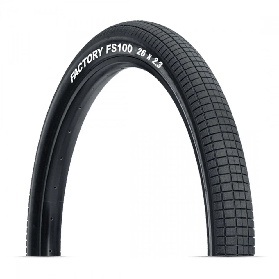 Pneu Tioga FS100 26x2.3 MTB Clincher - Borracha durável, parede lateral reflexiva, - Imagem 1 de 1