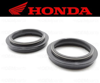 Juego de (2) sellos antipolvo horquilla delantera Honda (ver tabla de montaje) #91254-MCA-003 Foto 1 de 3
