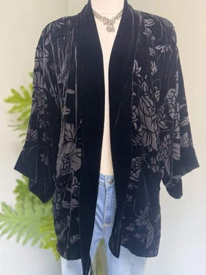 Johnny Was Ivy Reversible Velvet Kimono New!! - Image 1 of 4