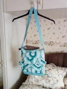 Kipling Large Cross body/Messenger Bag Turquoise, Brand New. - Picture 1 of 7