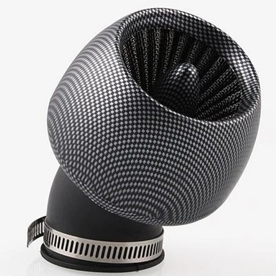 Filtre à air en fibre de carbone pour moto compatible avec différents modèles - Photo 1/4