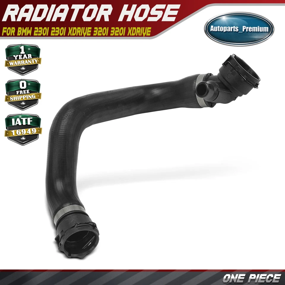Mangueira de líquido de arrefecimento do radiador para BMW 230i 230i xDrive 320i 320i xDrive 330i xDrive 430i - Imagem 1 de 4