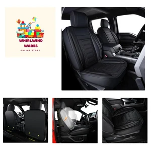 Custom Fit Faux Leather F150 Seat Covers for 2015-2025 - Luxurious Protection - Picture 1 of 9