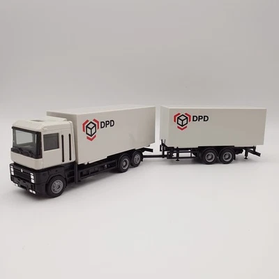 Herpa 237512 1:87 Renault AE tándem maleta intercambiable tren colgante DPD *SoMo* *EMBALAJE ORIGINAL* - Imagen 1 de 4