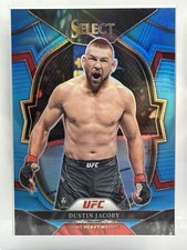 2023 Panini Select UFC Concourse Light Blue Prizm /249 Dustin Jacoby #4