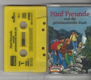 Fünf Freunde Kassette Folge 28 Und die geheimnisvolle Stadt - Europa Logo - Picture 1 of 1