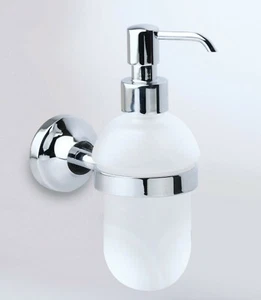 Dispenser Sapone Liquid Parete Porta Sapone Emozioni Ott Cromo Vetro Made Italy - Imagen 1 de 1
