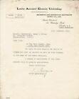 London Associated Electricity Undertakings 1937 Settlement Letter Ref 46114