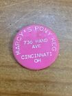 Jeton vintage Marcy's Pony en plastique rose 50 cents Cincinnati Ohio