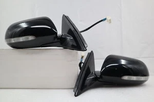 Manual Folding Mirrors Cornering Lights Black For HONDA ACCORD-2003~2007-UC1 - Picture 1 of 9