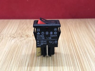 Carling Toggle Switch DPST 621-5919 8A 125VAC 4A 250VAC