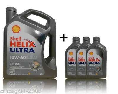 Shell Helix Ultra Racing 10W-60 1x5 + 3x1  Liter Motorenöl - Bild 1 von 4