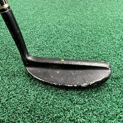 Hoja de putter vintage negra con talón ranurado para diestros 36" MRH Foto 1 de 4