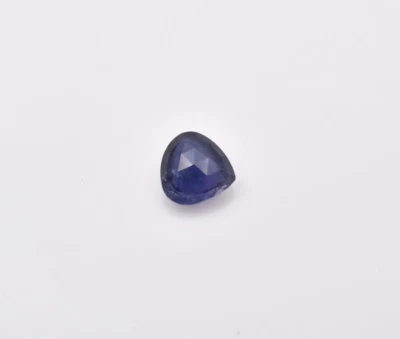 5.25 CTs. NATURAL IOLITE HEART SHAPE 11.80X11.80 MM BLUE COLOR CHACKER BORAD CUT - Image 1 of 4