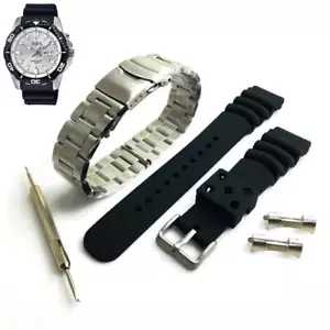 Steel & Silicone Replacement Watch Band Fits Casio MTD-1080 MTD1080-7AV 8AV - Picture 1 of 6