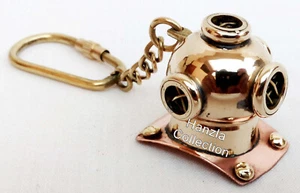 Lot Of 2 U.S Mark V Antique Divers Diving Helmet Key Chain Ring Outdoor Gift - Picture 1 of 5