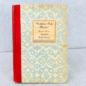 Gentlemen Prefer Blondes Hardback by Anita Loos 15th Printing 1926 Book Vintage - Imagen 1 de 13