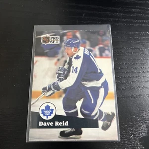 1991-92 Pro Set Dave Reid Toronto Maple Leafs #229 - Picture 1 of 2