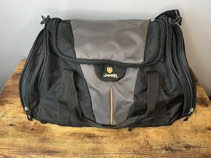 Vintage Jeep Black Duffel Bag Mid Size - Picture 1 of 14
