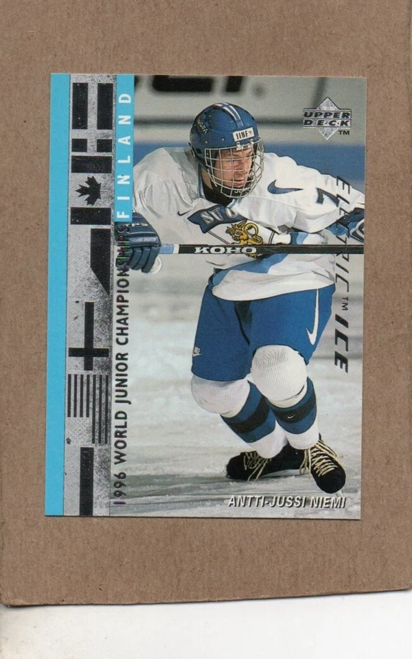 1995/96 upper deck electric ice card 549 antti-jussi niemi finland - Image 1 of 1