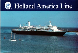 1993 Holland America Line MS Nieuw Amsterdam Noordam Unposted Chrome Postcard - Picture 1 of 2