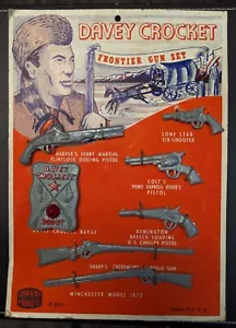 Davey Crockett Frontier Gun Set in Original Packaging. Super clean! Ships FREE! - Picture 1 of 2