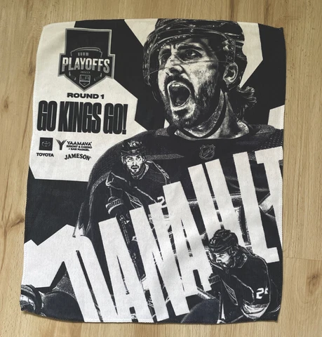 Los Angeles LA Kings Oilers Danault Towel 2023 Stanley Cup Playoffs Game 3 Cover
