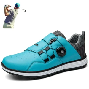 Zapatos de golf profesionales para hombre al aire libre antideslizantes antideslizantes zapatillas deportivas de golf - Imagen 1 de 16