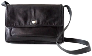 Tula Black Soft Leather Shoulder/Crossbody bag - Picture 1 of 15