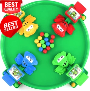 Hungry Frogs Family Board Game – Intense Game of Quick Reflexes – Classic Board - Picture 1 of 12
