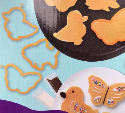 Molde Silicona 3 Tortillas Huevo Panqueque PATO PESCADO MARIPOSA Forma Cocina Foto 1 de 4