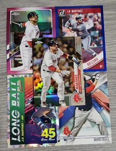 JD Martinez 5 Card Short Print/Parallel Card Lot Boston Red Sox/LA Dodgers - Picture 1 of 11