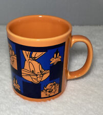 Warner Bros Character Mug, Bugs Bunny, Daffy Duck, Tasmanian Devil, Orange