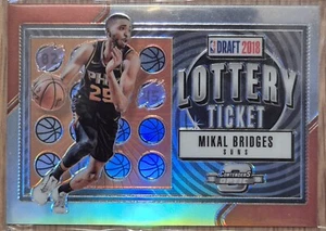 Mikal Bridges 2018 Panini Contenders Optic Lottery Ticket Prizm Rookie RC #10 - Bild 1 von 2