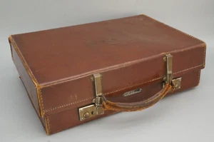 REVELATION England kleiner antiker Lederkoffer 40x28x12 cm - Bild 1 von 15