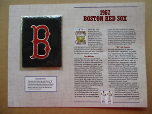 1967 BOSTON RED SOX Willabee & Ward COOPERSTOWN COLLECTION BASEBALL TEAM PATCH