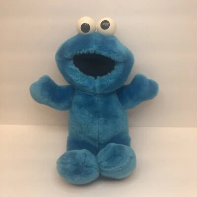 复古 1996 年 Tyco 芝麻街 Tickle Me COOKIE MONSTER 长毛绒 仅适用于零件 清洁 — 第 1/4 张图片