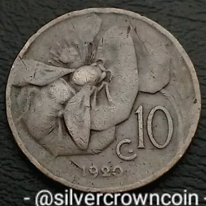 Italy 10 Centesimi 1920 R. KM#60. Ten Cents coin. Honey Bee. Bronze Dime. DGS. - Picture 1 of 7