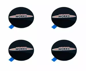 Genuine Mini Cooper John Cooper Works Wheel Center Cap Emblem Sticker Set Of 4 - Picture 1 of 5