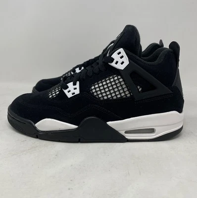 Size 6Y - Jordan 4 Retro White Thunder (GS) FQ8213-001  - Image 1 of 4